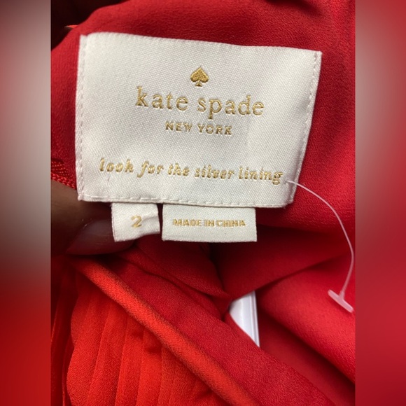 Kate Spade Collection  New York Popover Cape Bodice Pleat Dress 2 - Picture 9 of 10